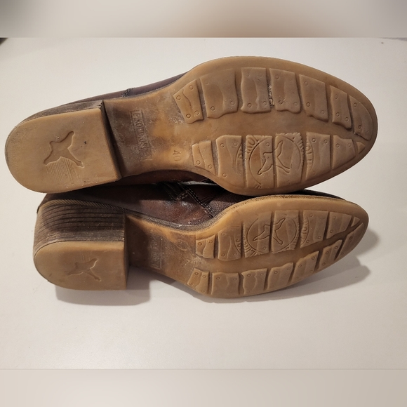 Pikolinos Womans Brown Leather Booties Size 40/9.5 - Picture 6 of 7